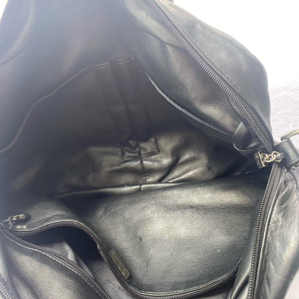 Perlina New York Black Leather Gem